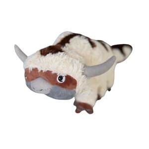 Appah Sky Bison 6 legged Plush Toy Stuffed Animal White Brown 16"